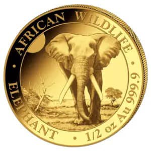 1/2 oz éléphant 2025 Somalie