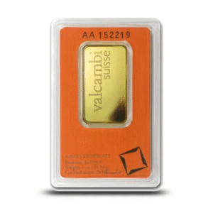 Lingot or 1 once valcambi suisse