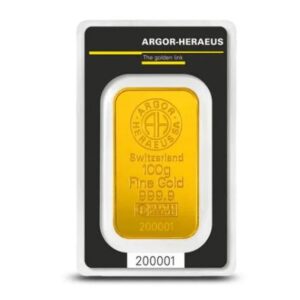Lingot Or 100g Suisse