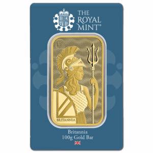 Lingot or 50 g Britannia The Royal Mint