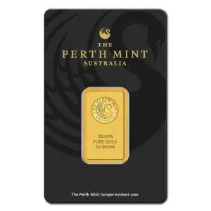 Lingot or 20 g perth mint