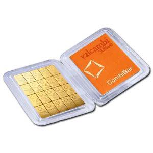 Lingot or 20 x 1 g combi bar valcambi