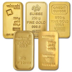 Lingot or 250 g LBMA