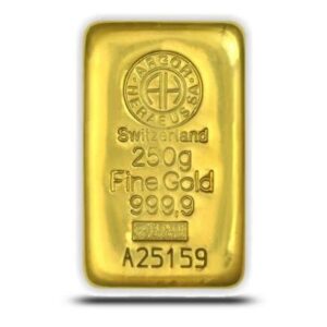 Lingot Or 250g Suisse